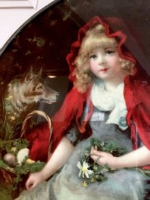 他の写真3: 赤ずきんちゃんと狼     壁飾り    ヴィクトリアン    ジャーマン アンティーク　　