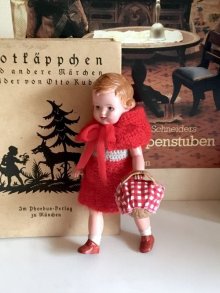 他の写真3: 赤ずきんちゃん   ニットドレス    ヴィンテージドール　１４cm         ドイツ      リジードール