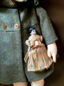 他の写真3: 小さなチャイナヘッドドール　１０、５ｃｍ       ドールハウス   アンティーク   人形遊び