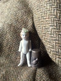 オールビスク　ミニチュアドール    ６ｃｍ 　人形遊び　アンティーク　ドールハウス　　　　　　