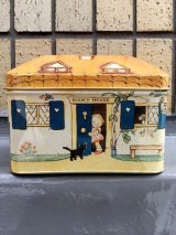 ルーシーアトウェルのブリキ缶　貯金箱　from LONDON