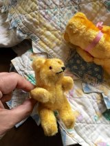つぶらなガラス目が可愛いドイツのこぐま   ２体セット　テディベア　 ポケットサイズ　