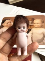 ウィッグをつけたオールビスク　眠り目　HERTWIG   アンティークドール　