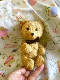 小さなテディベア　１７ｃｍ      ★ ポケットサイズ　from  ENGLAND