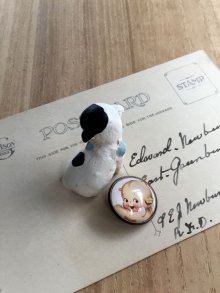 他の写真1: ローズオニールのキューピー　★ポストカード と  ボタン  &　キューピー犬　　