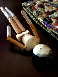 他の写真3: ペグドール　オランダ人形     ２8ｃｍ　人形の家　アンティーク  ウッデンドール 
