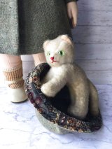 白い仔猫さん  ドイツのヴィンテージ  