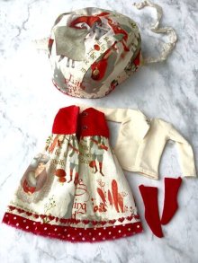 他の写真1: 赤ずきんちゃんになりたいの　ドール用   ワンピース ・ ソックス ・ 頭巾   