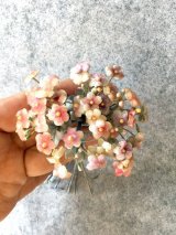 布花　わすれな草   コサージュパーツ　ヴィンテージ　デッドストック　