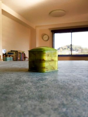 画像8: リングボックス　グリーンマーブルのセルロイド　指輪ケース　from  LONDON