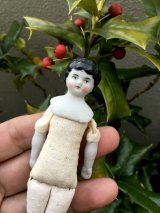 小さいちいさいチャイナヘッドドール　人形の家　未使用　アンティーク　ドイツ