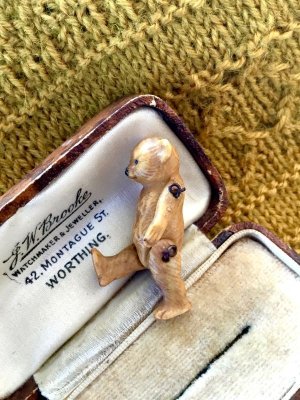 画像9: コレクタブルなオールビスクベア　★３，６ｃｍ　ジャーマンドール　HERTWIG　ヘルトヴィヒ　　