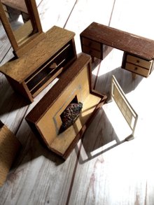 他の写真1: 木製ファニチャーセット    人形の家    小さな家具   ドールハウス   