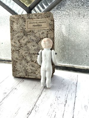 画像2: ブロンドヘアのミニチュアドール　人形遊び　ジャーマンアンティーク　ドールハウス