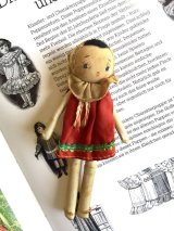 小さな布人形　ジャパンメイド　里帰り品　