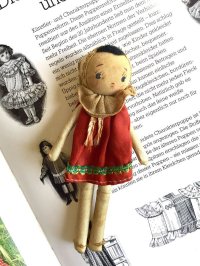 小さな布人形　ジャパンメイド　里帰り品　