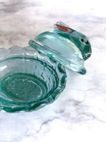 他の写真3: ガラスの兎  　   インクブルー   　★６ｃｍ 　　ウサギの入れ物     