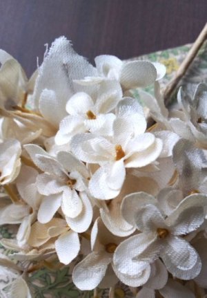 画像2: ヴィンテージの布花　コサージュ   ★ブーケ　ドール制作    　素材　造花