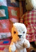フエルト耳の小さなクマさん　ヴィンテージ　　１１ｃｍ　テディベア