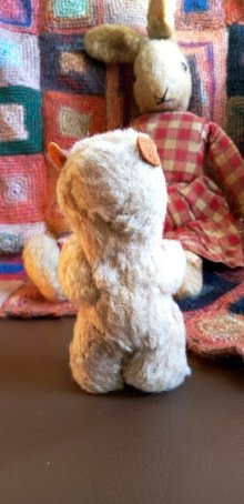 他の写真1: フエルト耳の小さなクマさん　ヴィンテージ　　１１ｃｍ　テディベア