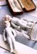 画像2: 白いミニチュアドール　オールビスク　ドールハウスサイズの２体セット　人形遊び　ジャーマンアンティーク (2)