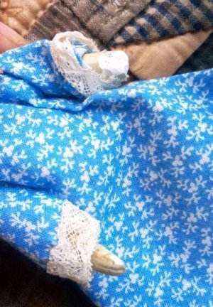 画像7: ブルードレスのチャイナヘッドドール　小さなサイズ　１４，５ｃｍ