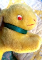 オムレツ色のうさぎ　ジャパンラビット　レトロなぬいぐるみ　スモールサイズ