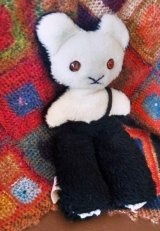 耳に鈴が入っているクマ　英国 　ファーネル社　　ヴィンテージ　テディベア　