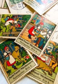 赤ずきんちゃんの切手　５種 　　