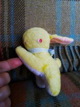 赤いガラス眼のうさぎさん　海を渡ったジャパンラビット　小さなサイズ  　レトロなぬいぐるみ