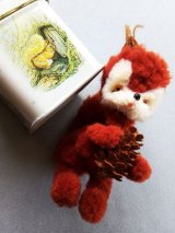 大きなしっぽのリス　モールアニマル　オーストリアのヴィンテージ
