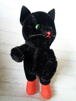 画像1: グリーンアイの黒猫さん　カーサ　ジャーマンアンティーク