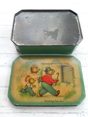 画像4: 三匹の熊　トフィー缶　ヴィンテージ　from London