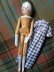 画像7: ペグドール　オランダ人形　２９ｃｍ 　　人形の家　アンティーク 　 ウッデンドール 