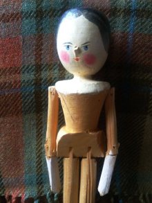 他の写真2: ペグドール　オランダ人形　２９ｃｍ 　　人形の家　アンティーク 　 ウッデンドール 