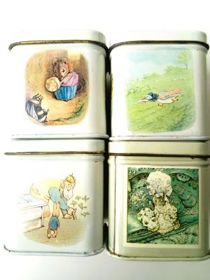 画像8: 小さい缶のセット　ピーターラビット 　