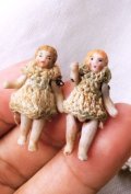 ニットドレスのミニチュアドール　３，１ｃｍ　オールビスク 　HERTWIG　ヘルトヴィヒ　 
