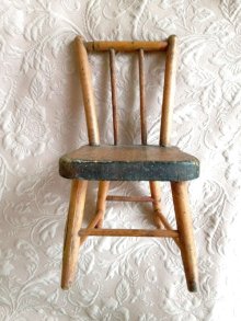 他の写真2: ドール用椅子　チェア　木製家具　アンティーク　