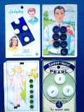 HAPPY PRICE！ 古い時代のボタン　オリジナルカード　４種セット　A
