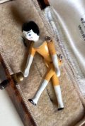 ペグドール　スコットランドのミニチュア　ピューター　ドールハウス　４ｃｍ　　