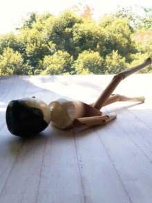 他の写真3: ペグドール　オランダ人形　２９ｃｍ      人形の家　アンティーク 　ウッデンドール 　