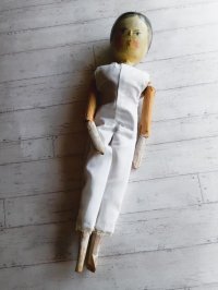 ペグドール　オランダ人形　２９ｃｍ      人形の家　アンティーク 　ウッデンドール 　