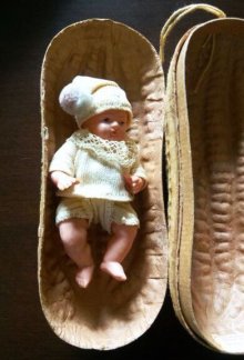 他の写真3: 落花生の赤ちゃん　青い目をしたセルロイドベビー　ピーナッツベビー　Minerva社　