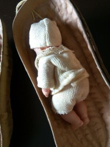 他の写真1: 落花生の赤ちゃん　青い目をしたセルロイドベビー　ピーナッツベビー　Minerva社　
