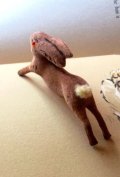 ちびっこ ウサギ　ワグナー社　お猿さんのラベル　オレンジの眼