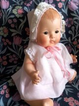 ボンネットベビーさん　オールビスク　２０ｃｍ　ピンク