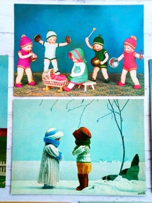 画像2: ケテクル―ゼ　人形　ポストカード  ８枚セット