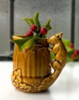 小さなジャグ　１．　シルバックのどんぐり　SylvaC　英国　ピッチャー　花器　 クリーマー　