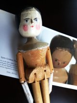 ペグドール　オランダ人形　２９ｃｍ 　人形の家　アンティーク 　ウッデンドール 