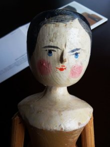 他の写真2: ペグドール　オランダ人形　２９ｃｍ 　人形の家　アンティーク 　ウッデンドール 
